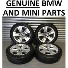 GENUINE BMW 5, 6 Series F10, F06 etc 327 17" Alloy Wheels Winter Tyres. Set of 4