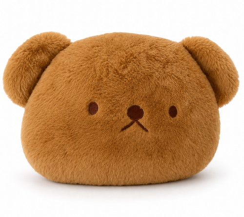 Brown kawaii gift pillow - brown,