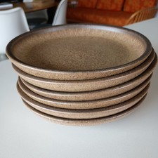 6 x Denby Romany Tea / Side Plates  17cm Dia VGC 