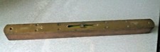 LONG VINTAGE BRASS & WOODEN  W
