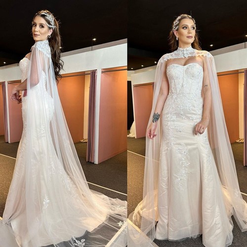 White ivory lace wedding - ivory,