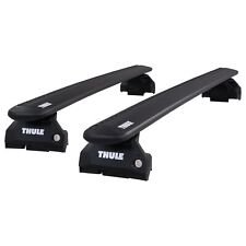 Thule WingBar Evo Black Roof Bars to fit Land Rover Discovery 4 09-16 T-Profile