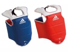 adidas Taekwondo Body Armour WT Approved TKD Chest Guard Protector Adult Kids