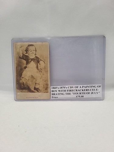 Cdv painting boy - cdv,
