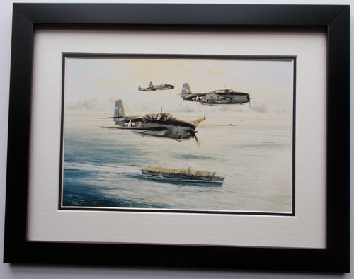 Aircraft print framed low - -,