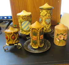 5 large vintage German hand