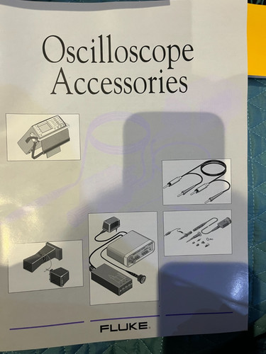Fluke oscilloscope accessories - oscilloscope,