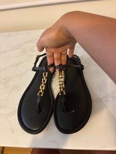 Womens's black primark tstrap