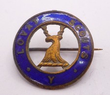 LOVAT SCOUTS YEOMANRY ENAMEL