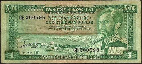 Ethiopia dollar bank note - ethiopia, 1