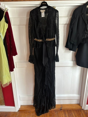 Emilio pucci black lace - emilio, long