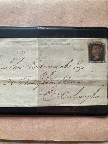 Penny black stamp rowland - black,