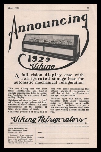 1929 viking refrigerators - viking,