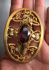 Huge 19th C Pinchbeck or Gilt