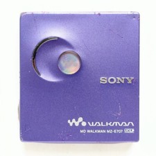 Sony MZ-E707 MiniDisc Portable MD LP Player Personal MD Purple