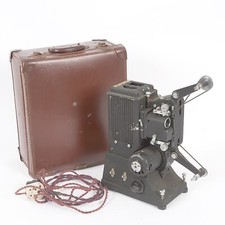 VINTAGE SPECTRO 100 TYPE C 8mm CINE FILM PROJECTOR in ORIGINAL CASE  c.1948