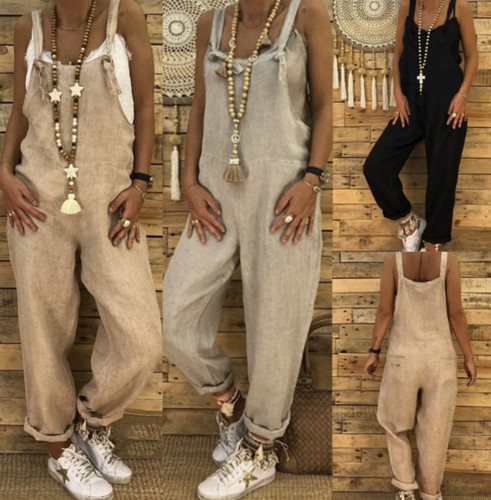 Women baggy dungarees - women's,