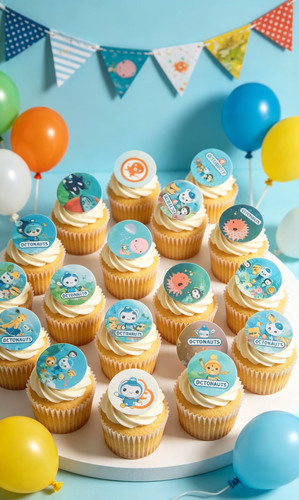 Pre cut edible octonauts - 20, pre-cut