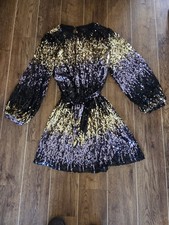 Lipsy Gold Pewter And Black