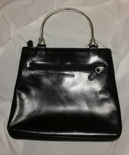Hidesign Black Leather Handbag