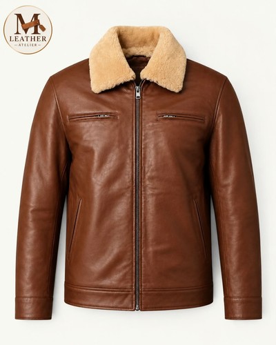 Men real brown leather - men,
