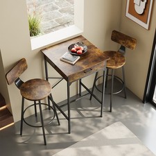 Square Bar Table Industrial