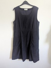 Nomads Size 12 Navy Cord Corduroy Dress Pockets Cotton