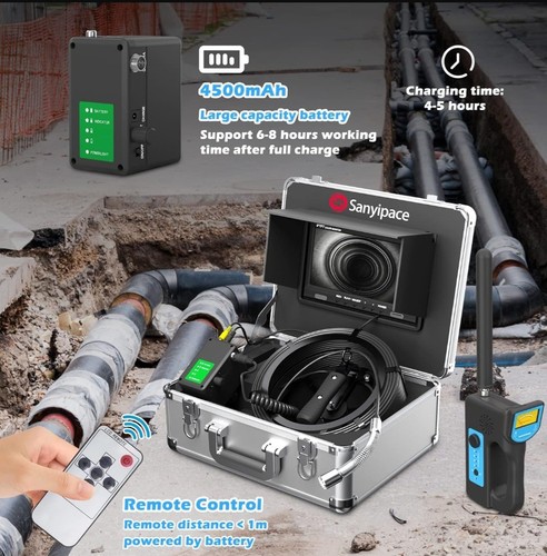 Sewer pipe camera with 512hz - pipe,