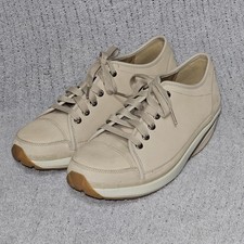 MBT Shoes Sneaker Lace Up Khaki Beige Swiss Toning 400273-124 9-9.5 US 40 EUR