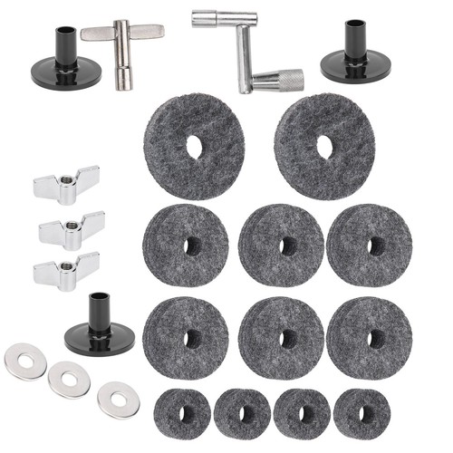 Gray 23pcs drum felt - (gray）23pcs, pad
