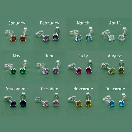 Sterling silver birthstone - sterling,