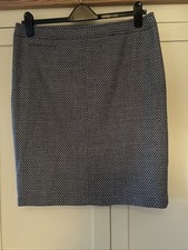 Boden Navy And White Skirt 16R