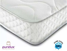 Cool Blue Memory Foam Sprung Mattress 3ft Single 4ft 4ft6 Double 5ft King 6ft