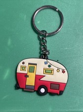 Camp Caravan Key Ring Keychain