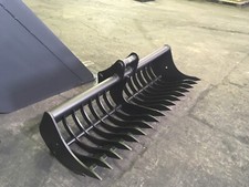 48" Mini Digger stone rake