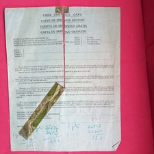 P4 Rover Free Service Card Issued for 105S