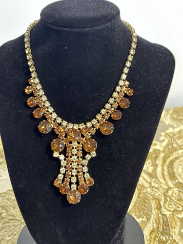Vintage honey topaz amber - honey,
