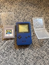 Gameboy pocket blue with 2