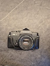 Cosina PM-1 Camera with Cosina Auto SQ 50mm 1:2 49mm Untested. Missing Parts 