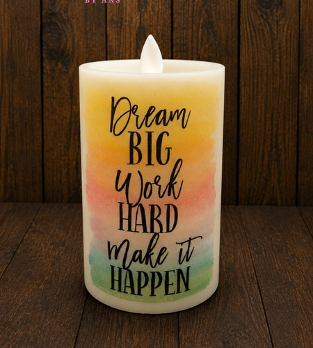 Inspirational led candle dream - candle,