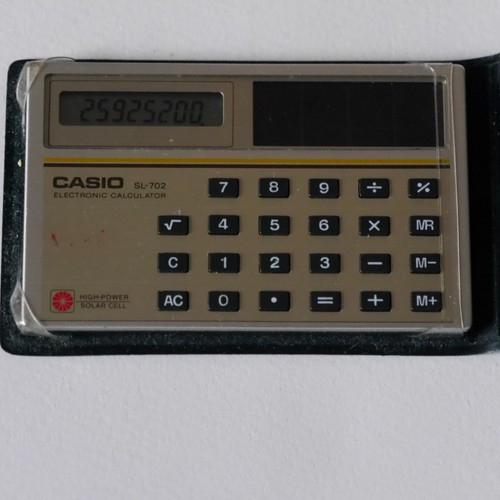 Casio 702 vintage solar - sl-702,