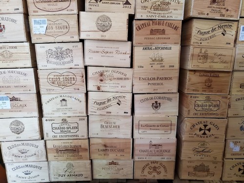 Wooden box crate - wooden, 6