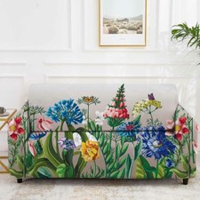 Pearl Clear Bud Stretch Sofa Cover Lounge Couch Slipcover Recliner Protector