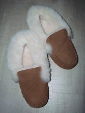 NEW EMU AUSTRALIA Sheepskin Slippers - Chestnut  Size UK 4
