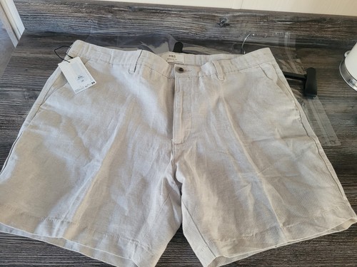 Men linen cotton shorts size - linen,