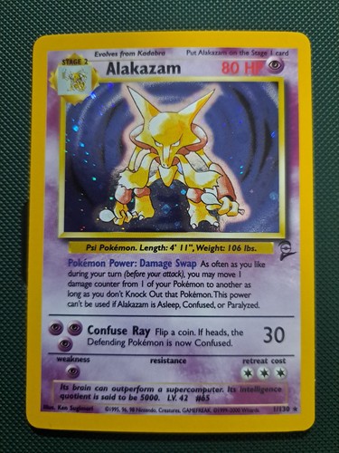 Pokémon alakazam tcg base - alakazam,