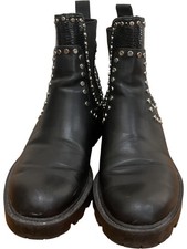 Zara Black Studded Chelsea