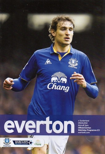 Everton home programmes - everton,