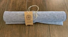 New Levi's x Target 14"x72" Striped Table Runner White/Navy Cotton Stripe Solid