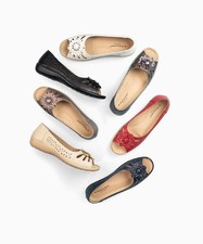 Ladies Open toe slip on shoes